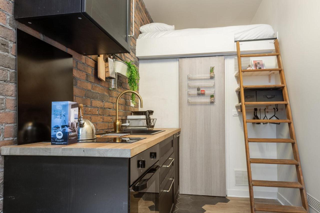 Charming Industrial-Style Studio Just Nearby Montmartre In Paris - Welkeys Lejlighed Eksteriør billede